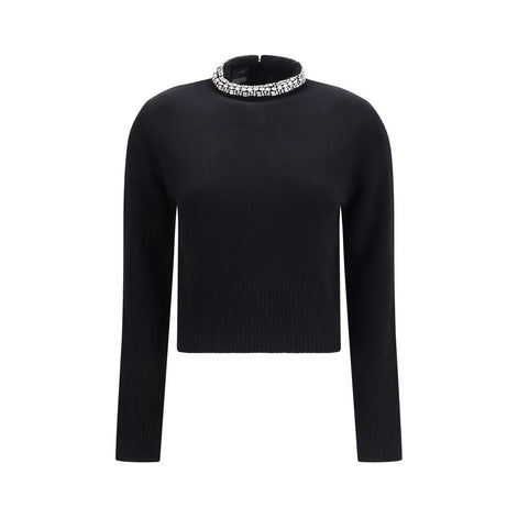 PINKO Black Wool Oves Aries Sweatshirt