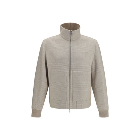Brunello Cucinelli Beige Cashmere Full-Length Jacket