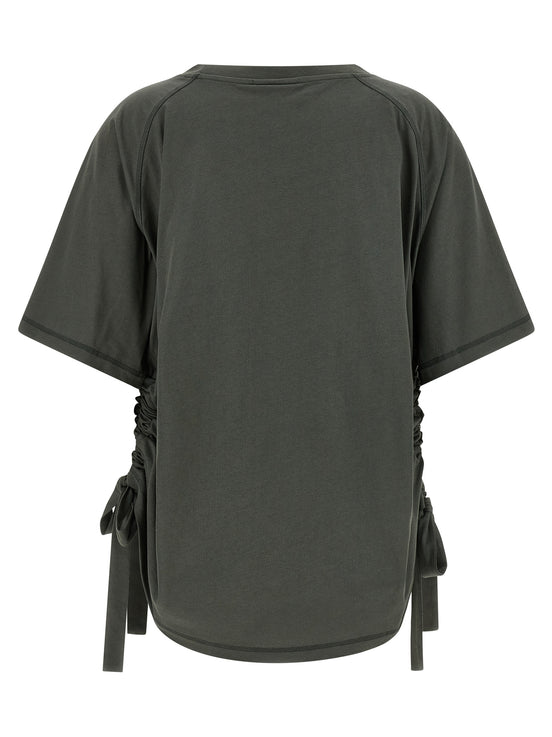 Ganni Gray Organic Cotton Sportswear