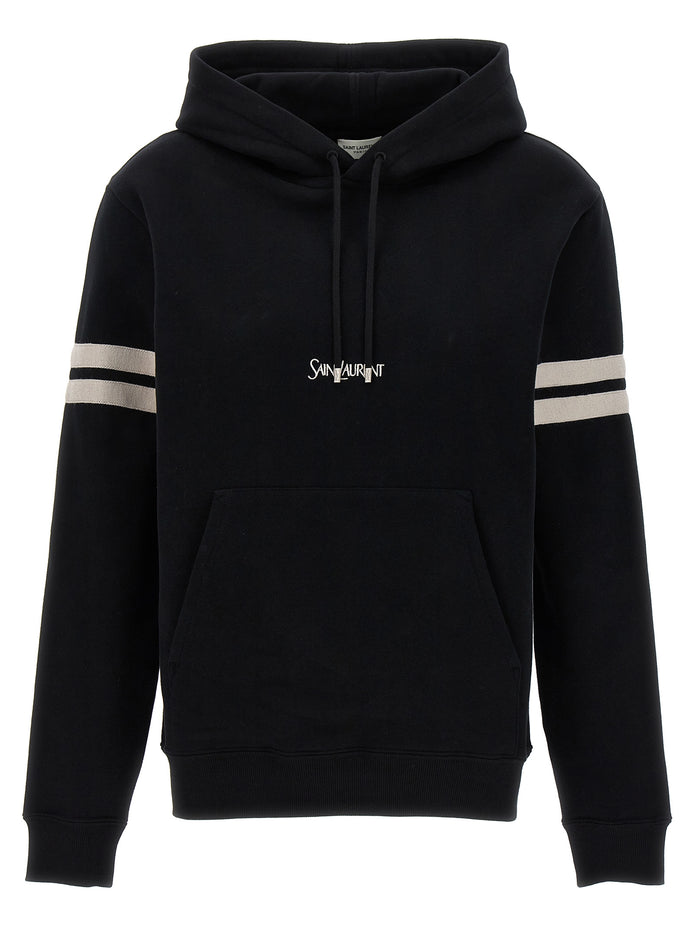 Saint Laurent Bicolor Cotton Sweatshirt