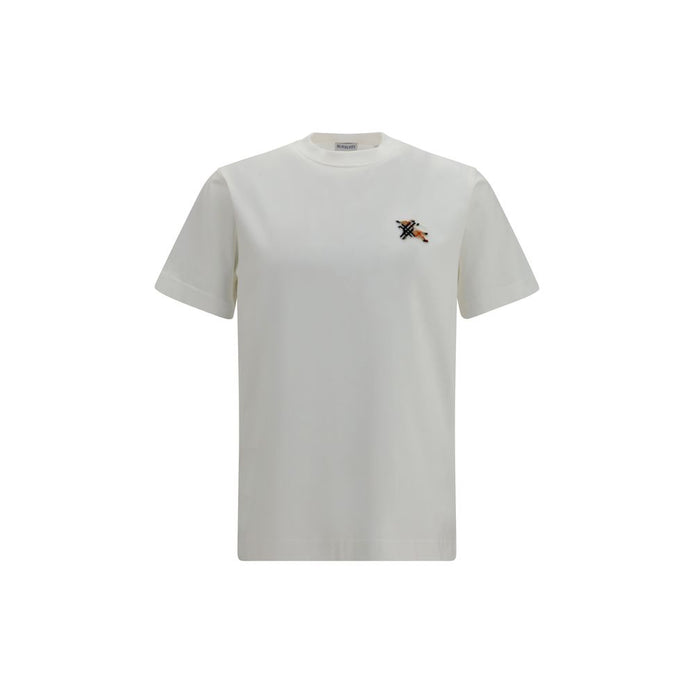 Burberry White Cotton T-Shirt