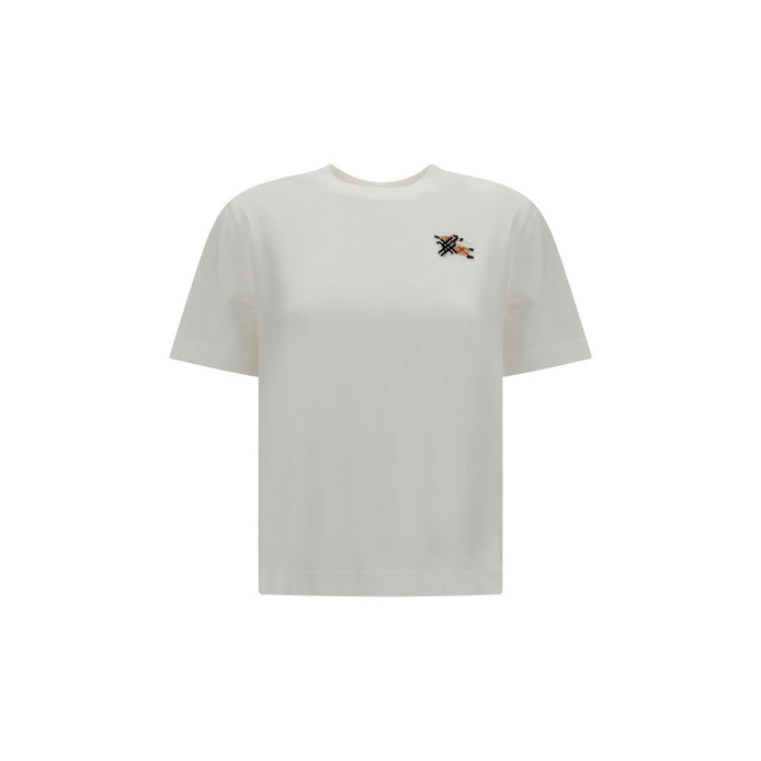Burberry White Cotton T-Shirt