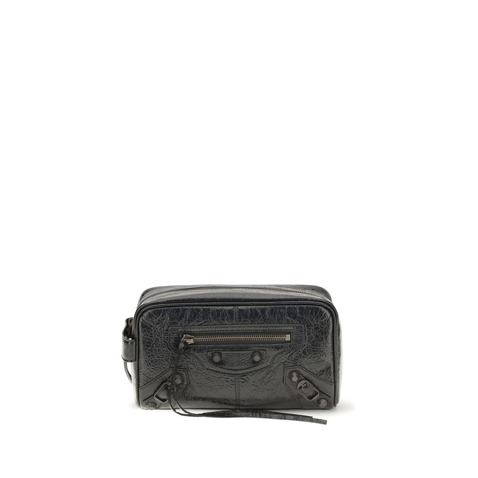 Balenciaga Black Lamb Ovis Aries Aries Wallet