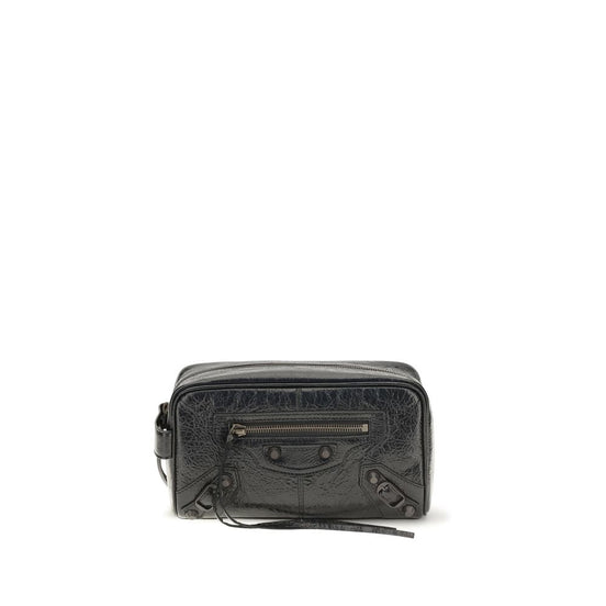 Balenciaga Black Lamb Ovis Aries Aries Wallet