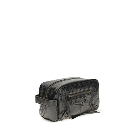 Balenciaga Black Lamb Ovis Aries Aries Wallet