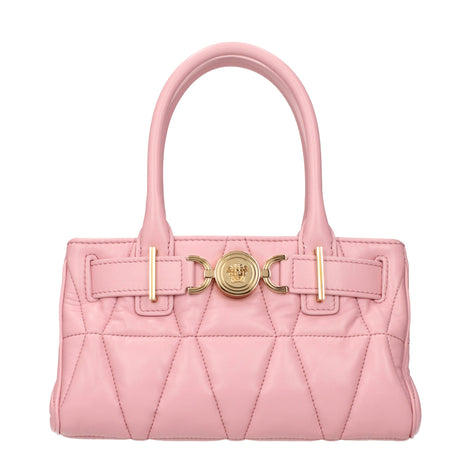 Versace Pink Leather Handbag