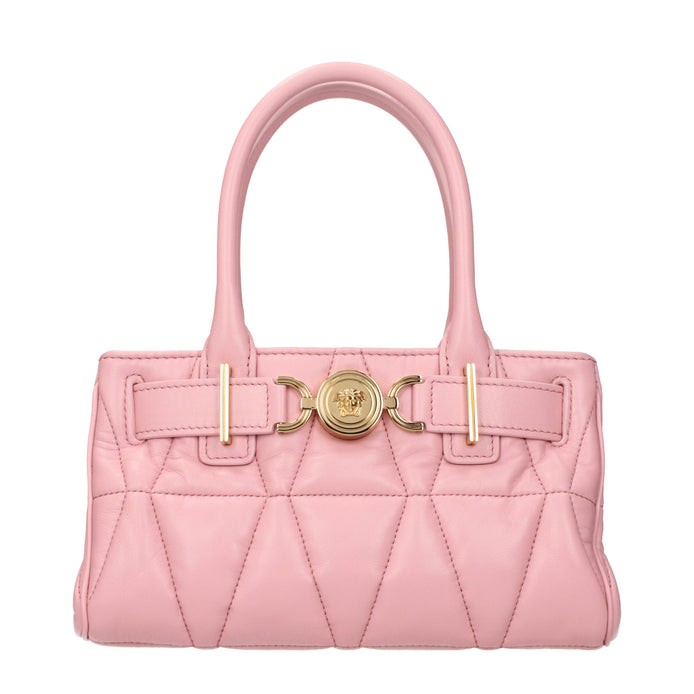 Versace Pink Leather Handbag