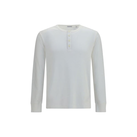 Burberry White Cotton Long Sleeve T-Shirt