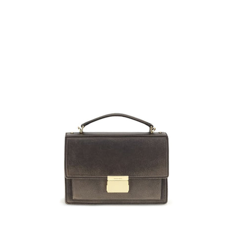 Golden Goose Brown Calf Leather Bos Taurus Handbag