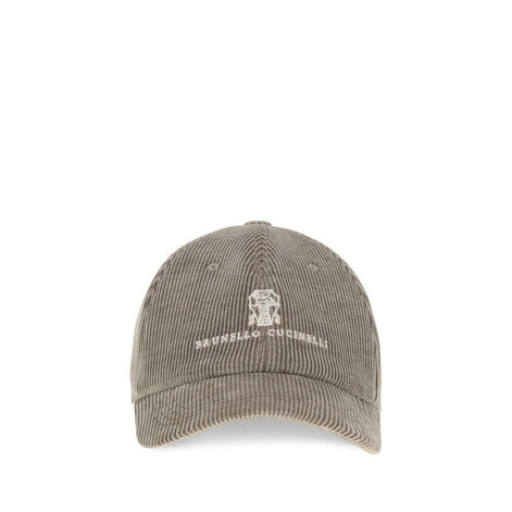 Brunello Cucinelli Beige Cotton Cap (Baseball Hat)