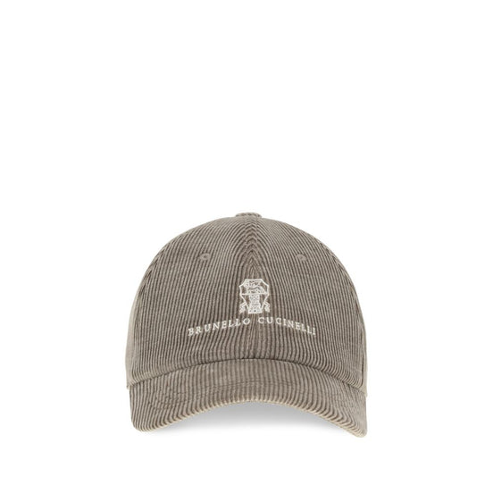 Brunello Cucinelli Beige Cotton Cap (Baseball Hat)