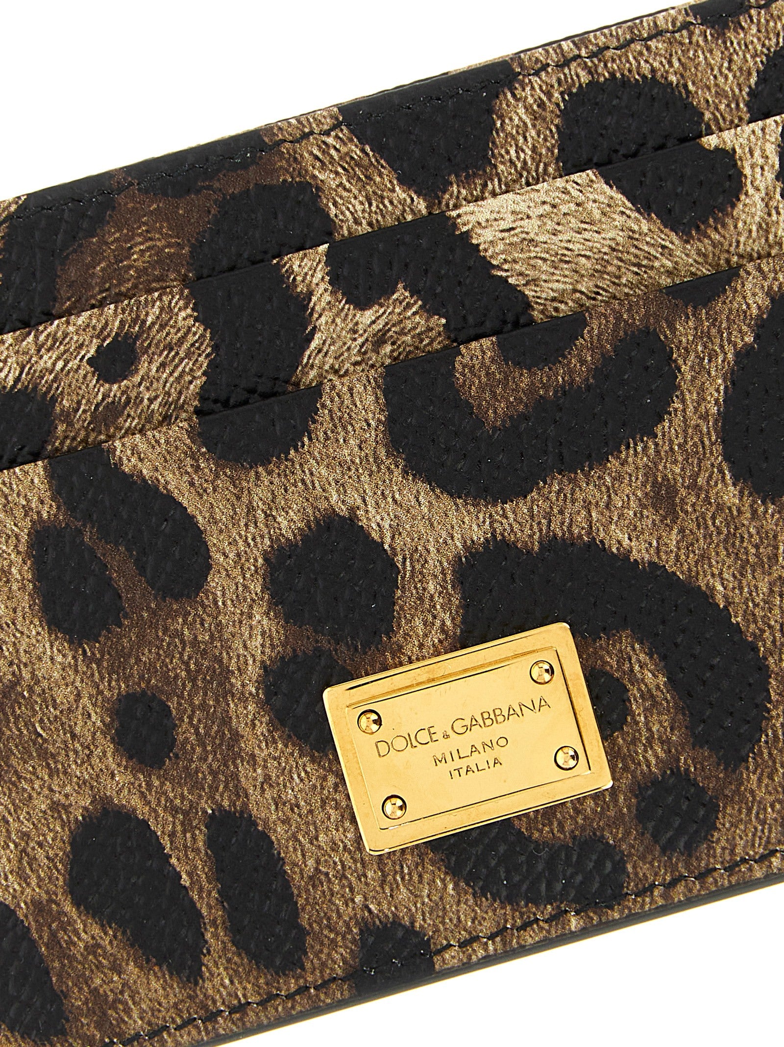 Dolce & Gabbana Multicolor Calfskin Cardholder