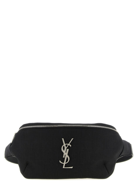 Saint Laurent Black Lamb Leather Crossbody Bag