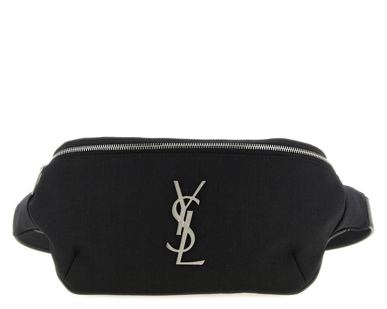 Saint Laurent Black Lamb Leather Crossbody Bag