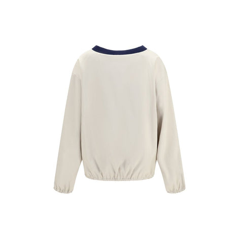 Miu Miu Beige Recycled Polyester Sweatshirt