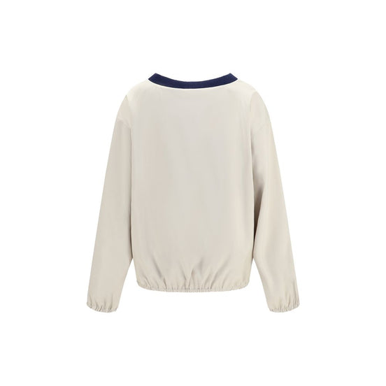 Miu Miu Beige Recycled Polyester Sweatshirt