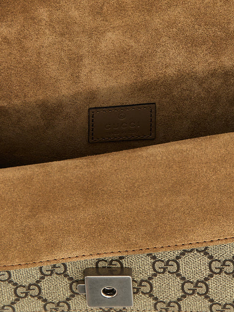 Gucci Beige Calfskin Shoulder Bag