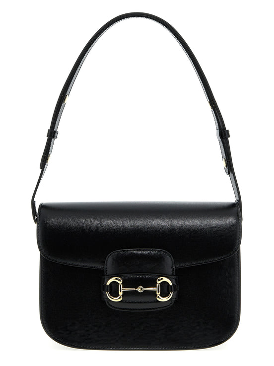 Gucci Horsebit 1955 Black Leather Shoulder Bag