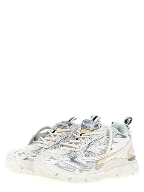 Off-White White Polyethylene Athletic Sneakers