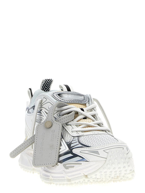 Off-White White Polyethylene Athletic Sneakers