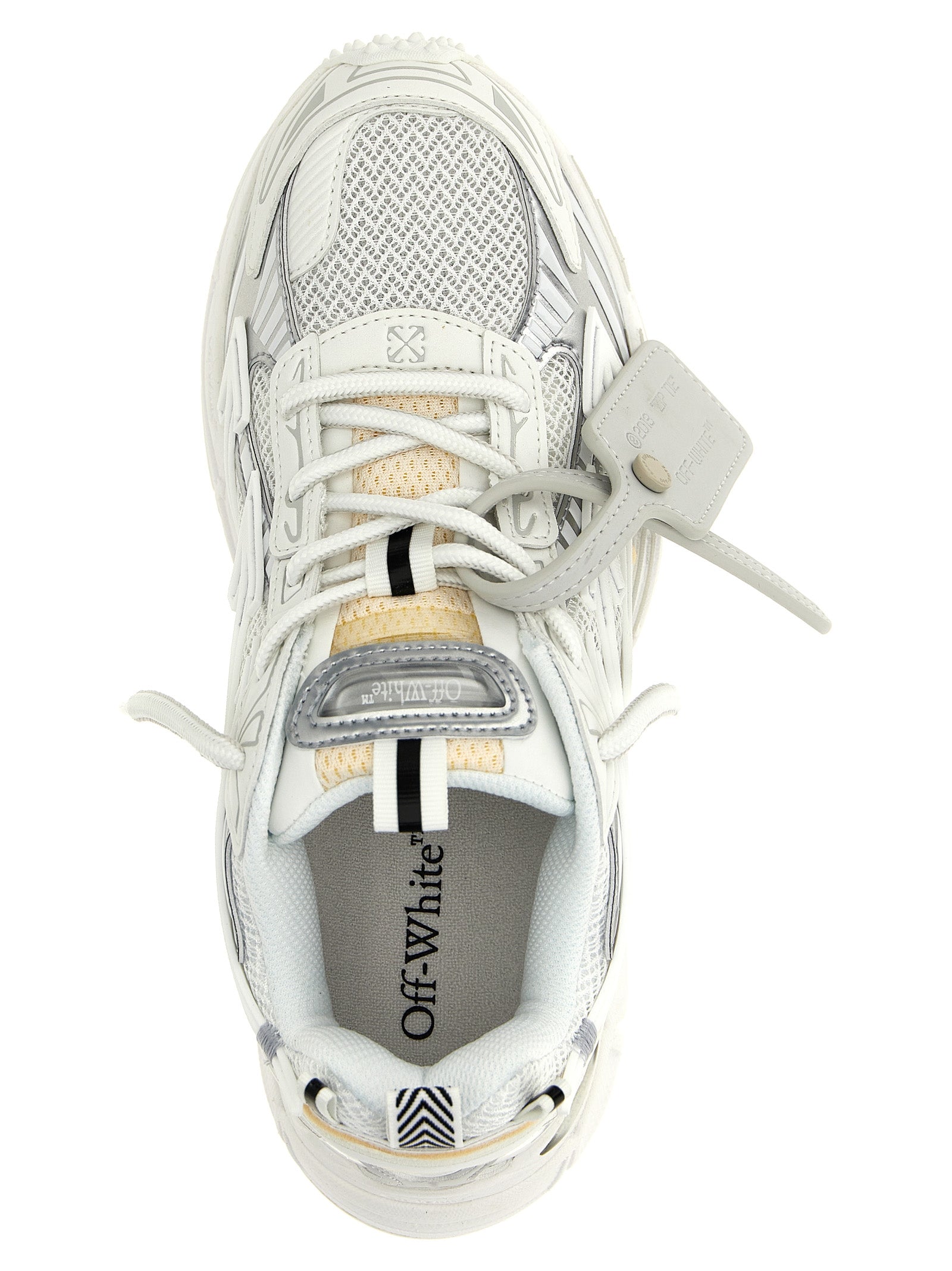 Off-White White Polyethylene Athletic Sneakers