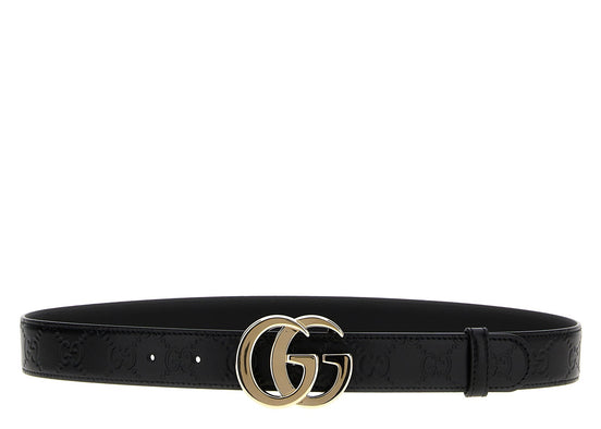Gucci Black Calfskin Regular Belt