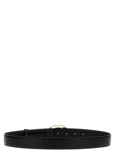 Gucci Black Calfskin Regular Belt