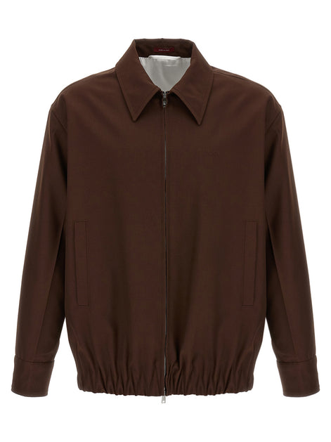 Gucci Brown Wool Full-Length Jacket