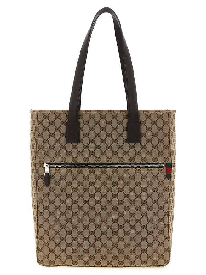 Gucci Brown Polyester Shoulder Bag
