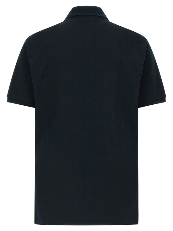 Gucci Blue Cotton Polo Shirt