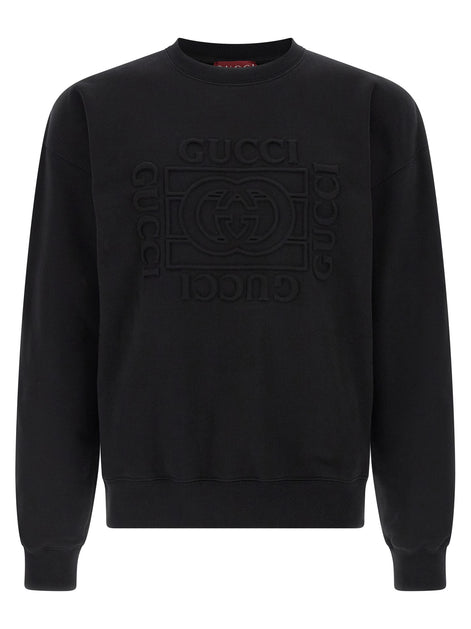 Gucci Black Cotton Sweatshirt