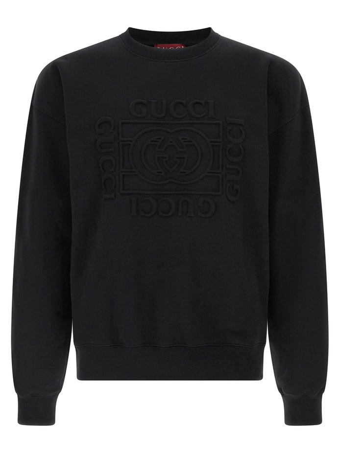 Gucci Black Cotton Sweatshirt