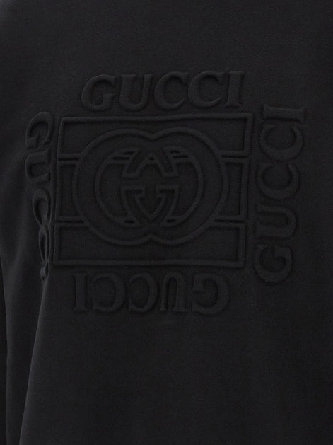 Gucci Black Cotton Sweatshirt