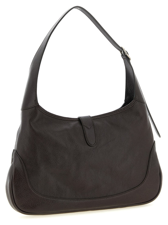 Gucci Jackie 1961 medium Brown Goatskin Shoulder Bag