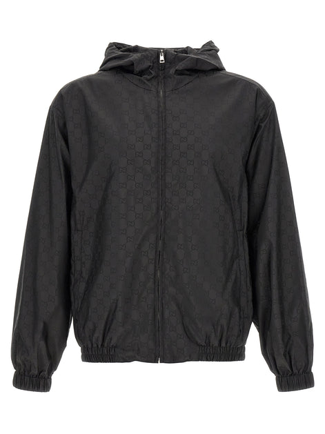 Gucci Black Polyamide Shell Jacket