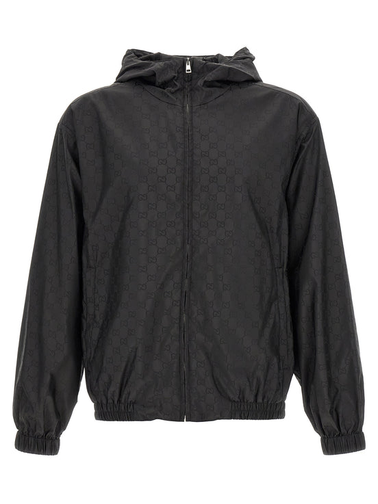 Gucci Black Polyamide Shell Jacket