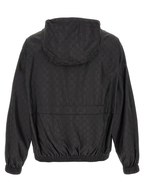 Gucci Black Polyamide Shell Jacket