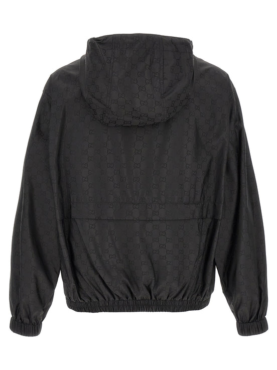 Gucci Black Polyamide Shell Jacket
