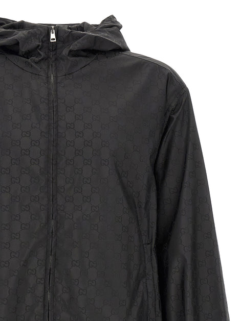Gucci Black Polyamide Shell Jacket