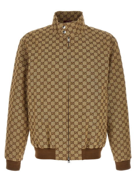Gucci Beige Cotton Bomber