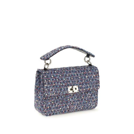 Valentino Garavani Blue Fabric Shoulder Bag
