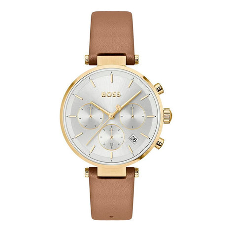 Hugo Boss Brown Leather Dress Watch