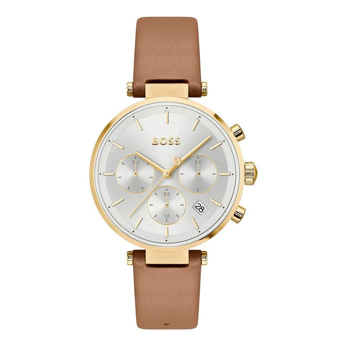 Hugo Boss Brown Leather Dress Watch