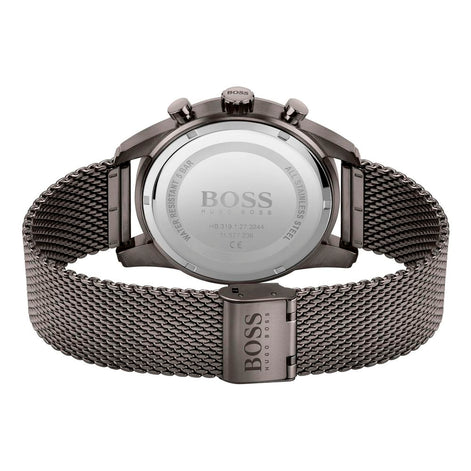 Hugo Boss Gray Stainless Steel Dress Watch