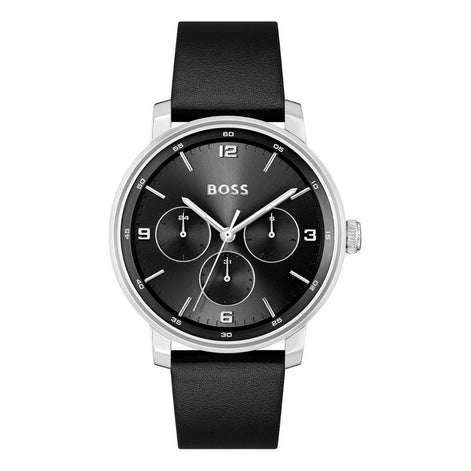 Hugo Boss Black Leather Dress Watch