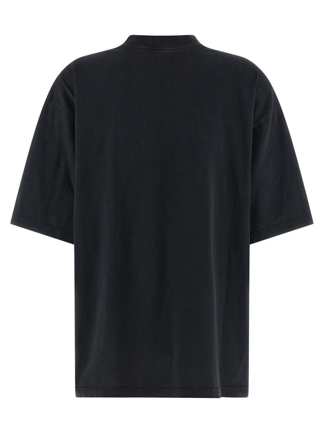 Balenciaga Black Cotton T-Shirt