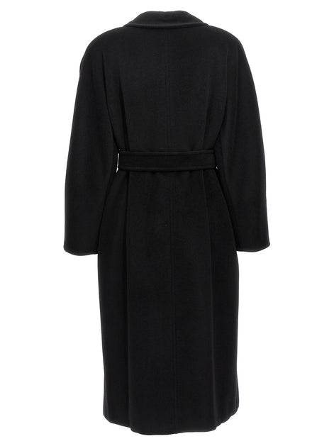 Max Mara Black Virgin Wool Coat