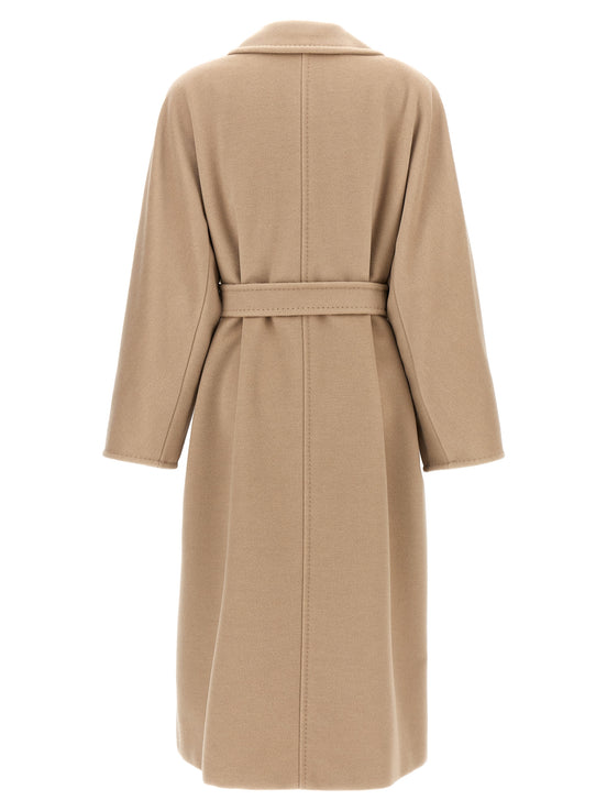 Max Mara Beige Virgin Wool Coat