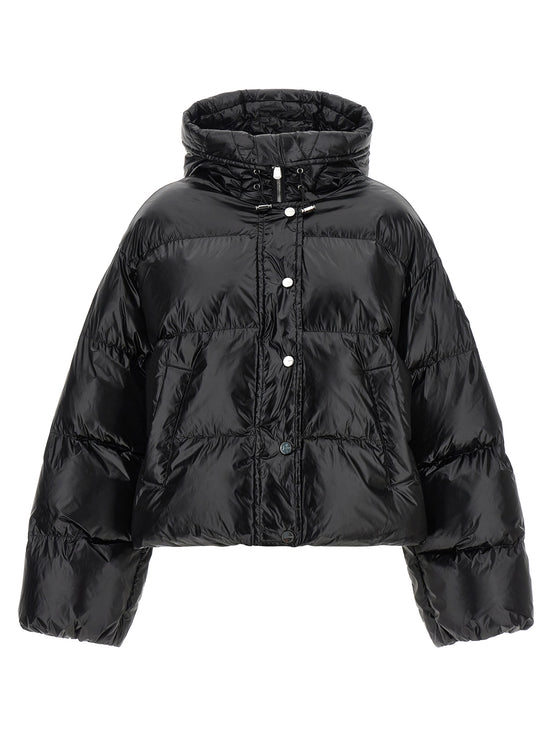 PINKO Black Polyamide Shell Jacket