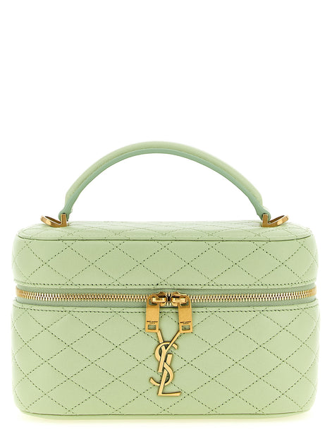 Saint Laurent Bicolor Lamb Leather Handbag